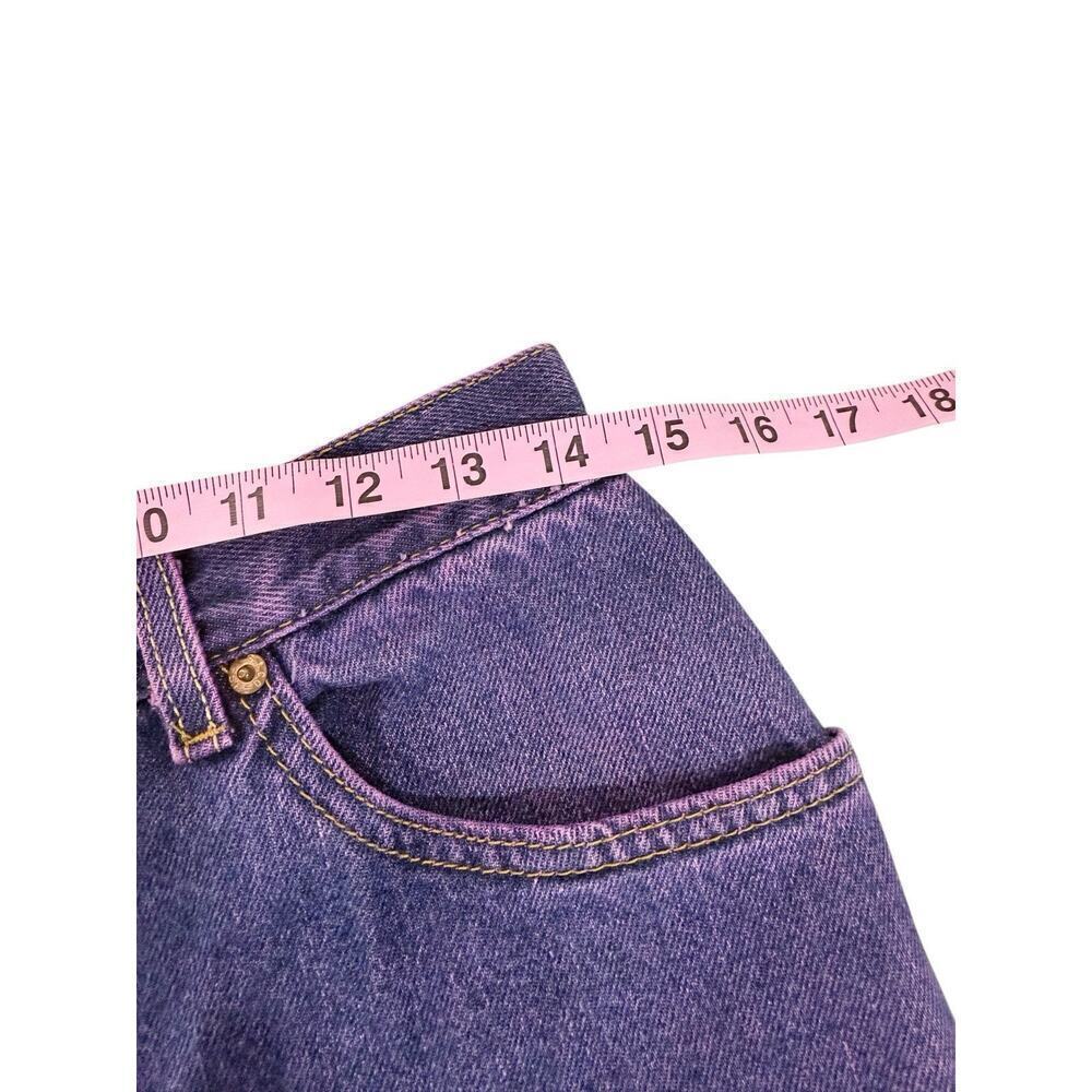 Ciprianamia Denim Upcycled Levi’s Purple Denim Skirt‎ Grunge Whimsygoth Size 28? - Picture 8 of 10